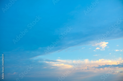 Fototapeta Naklejka Na Ścianę i Meble -  Heaven early in the morning . Blue hour sky