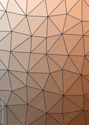 Exuberance color Abstract color Low-Polygones Generative Art background illustration