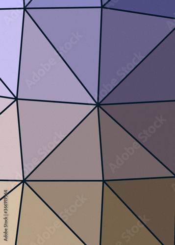 Chamois color Abstract color Low-Polygones Generative Art background illustration