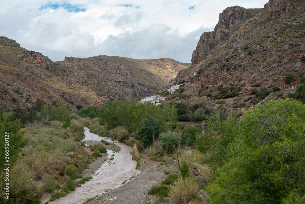 Fototapeta premium Darrical river with water flow