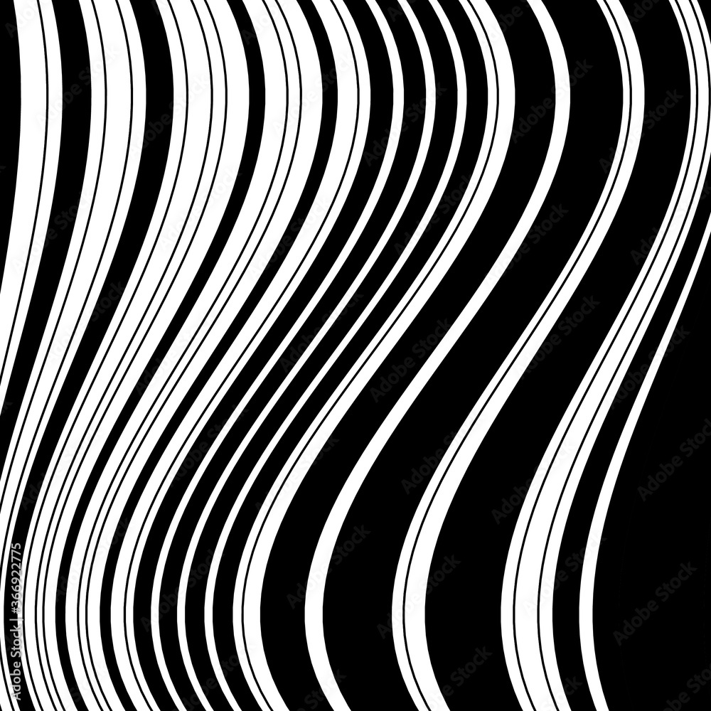 pattern with wave vertical black lines Stock Vector | Adobe Stock