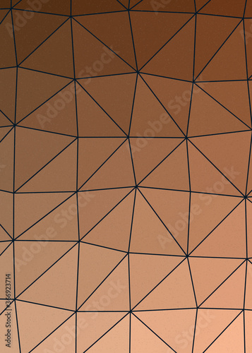 Exuberance color Abstract color Low-Polygones Generative Art background illustration