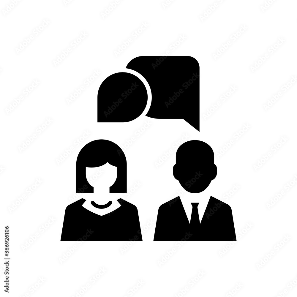 Business Communication Icon Business Communication Icon