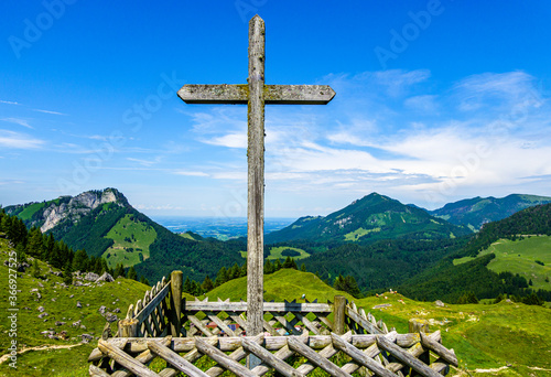 view at the kranzhorn mountain - austria photo