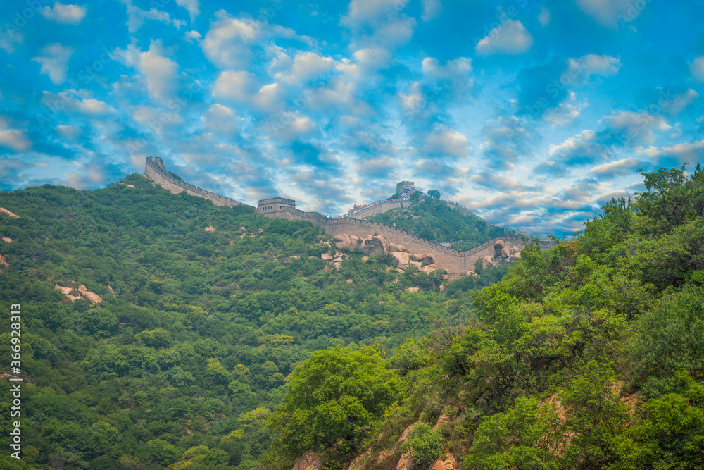 Fototapeta premium View of the great Chinese wall