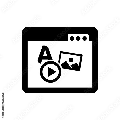 Web Content Icon