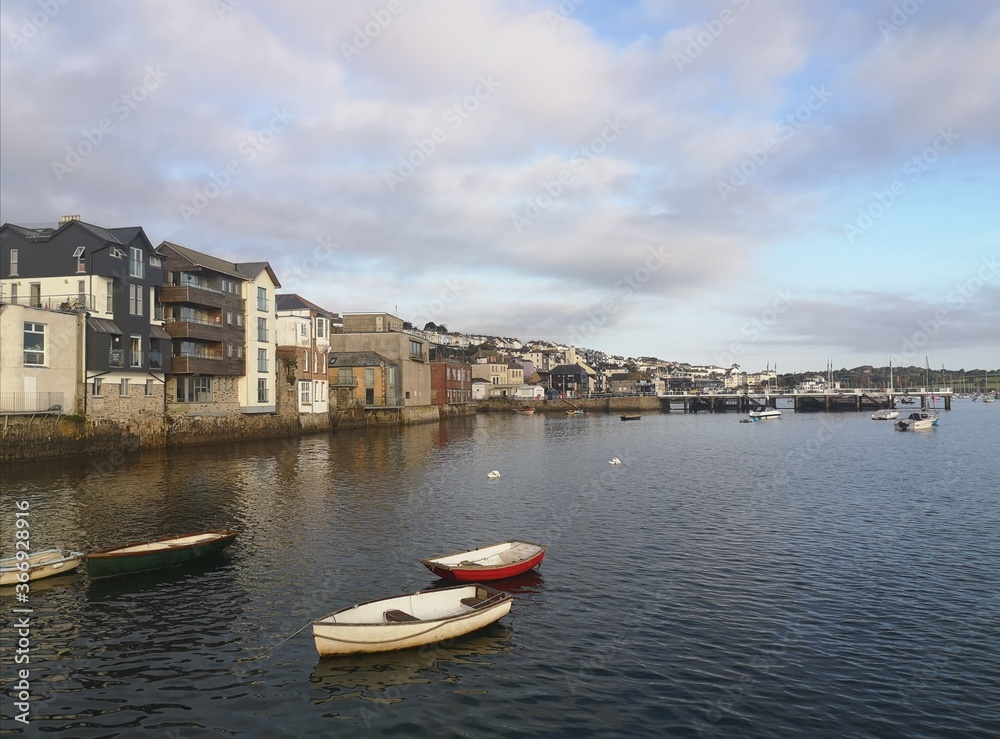 A view of Falmouth Town from the pier. 