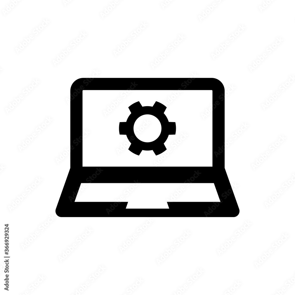 Laptop Settings Icon