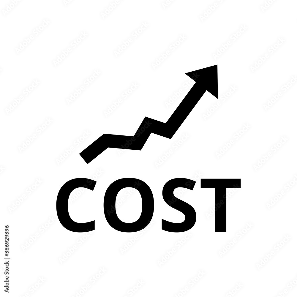 High Cost Icon Stock Vector Adobe Stock