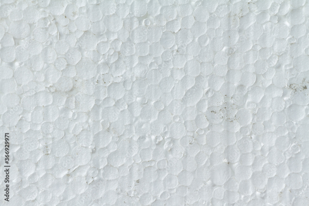 Fototapeta premium White polystyrene or styrofoam texture background. Foam plastic texture.