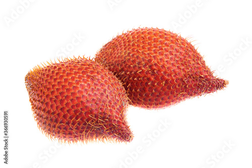 Foto Salak fruit, isolated on the white background