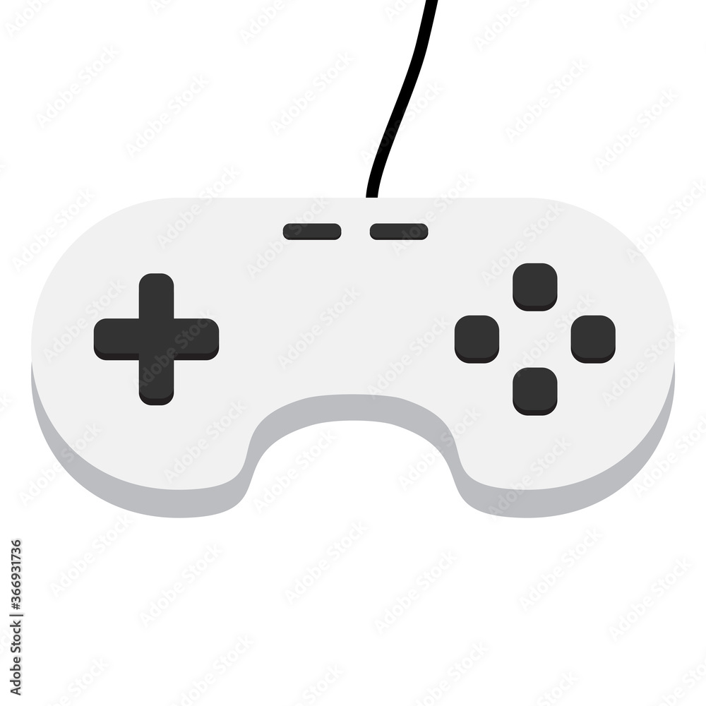 Joystick icon vector isolated on white background. Joystick flat icon for web site, app and ui. Creative game concept, joystick vector illustration Joystick icon vector isolated on white background. Joystick flat icon for web site, app and ui. Creative game concept, joystick vector illustration