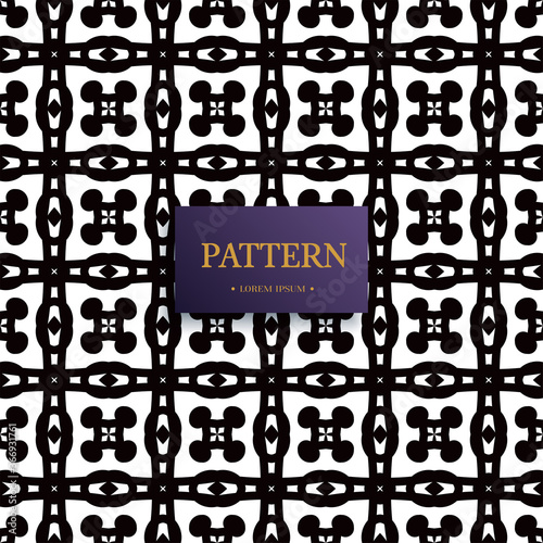 Geometric ornamental vector pattern. Seamless design.