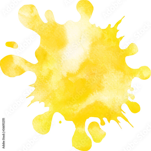 Watercolor background texture vector splash of paint