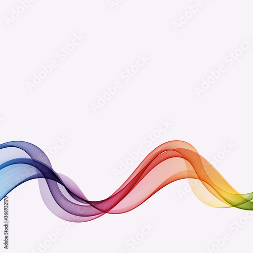 color wave vector abstraction design element