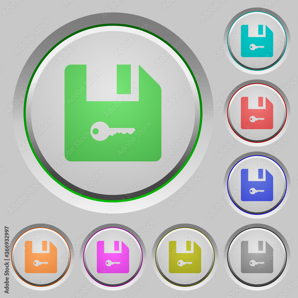 Encrypt file push buttons Encrypt file push buttons