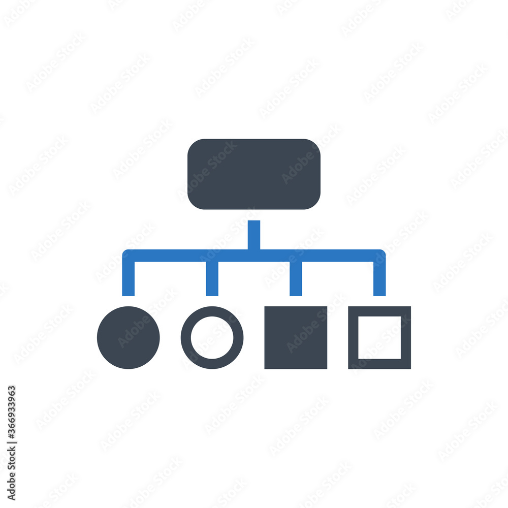 Hierarchy Structure Icon Hierarchy Structure Icon