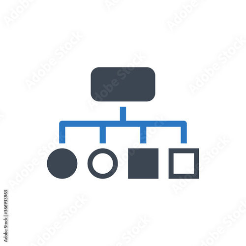 Hierarchy Structure Icon