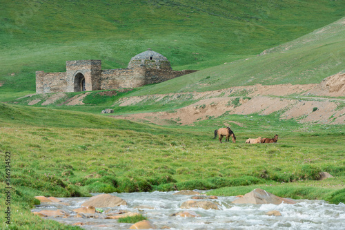 Tash Rabat, XV century caravanserai, Naryn Province, Kyrgyzstan photo