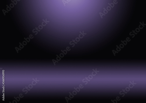 Purple empty room studio gradient used for background and display your product