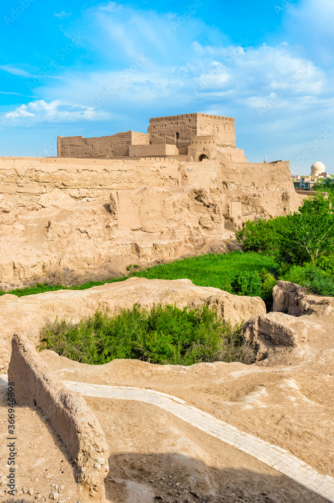 Narin Qal’eh, Meybod mud-brick fortress, Yazd Province, Iran, Asia