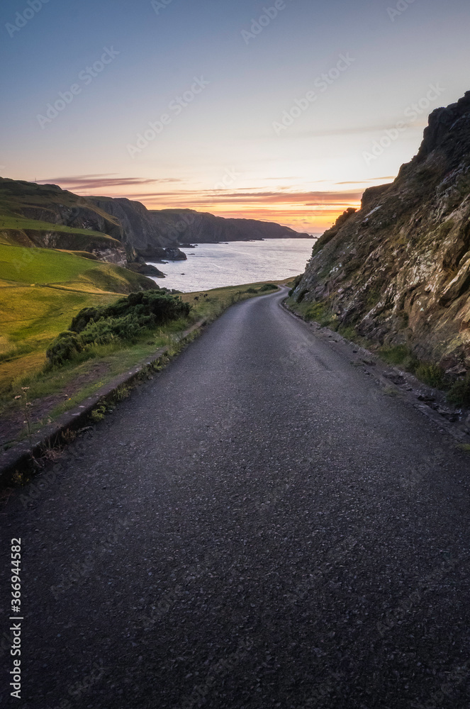 Road to New Asgard, Pettico Wick Bay, St Abbs, Scotland