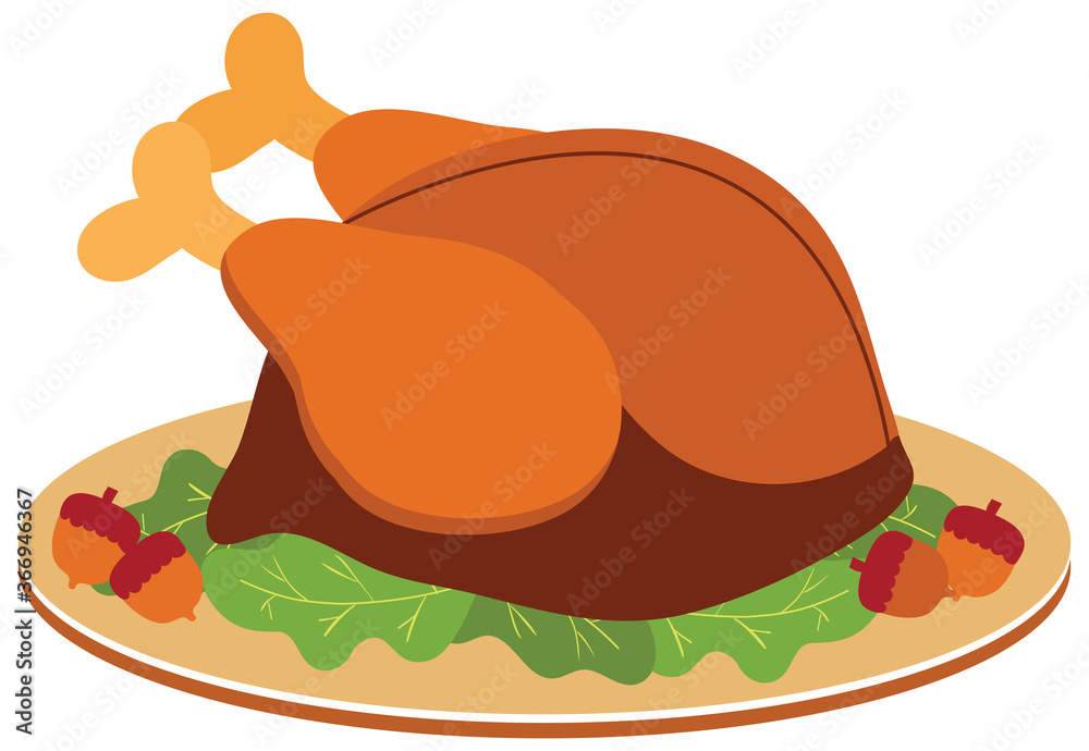 Turkey dish with salad dressing Turkey dish with salad dressing