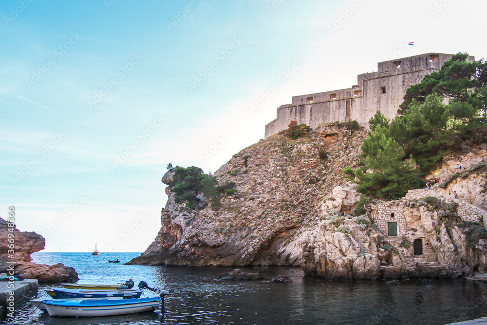 Fototapeta premium dubrovnik old town cove 