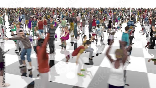 Wallpaper Mural Crowd of Large Asymptomatic Arrested People Torontodigital.ca