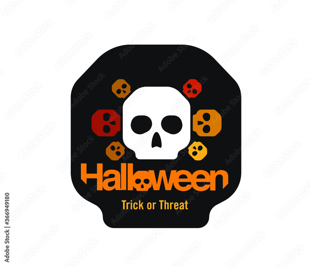 Halloween logo for greeting cards, invitations, posters. Halloween logo for greeting cards, invitations, posters.