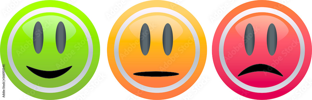 illustration emoji emotions for evaluating work illustration emoji emotions for evaluating work