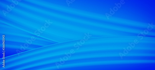 Fototapeta Naklejka Na Ścianę i Meble -  Minimal background for soft and smooth banner concept. Gradient ripple blue flowing liquid surface background. 3d rendering illustration.
