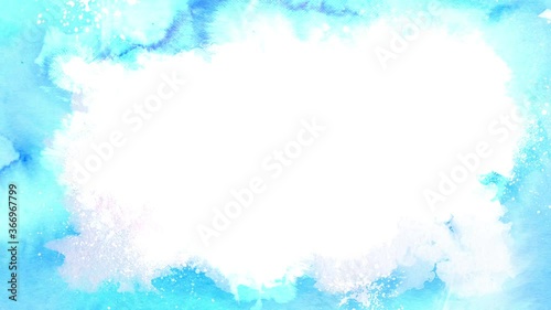 Blue watercolor background