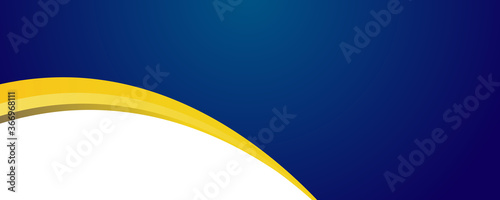 Free Download Blue background with orange and yellow color composition in abstract. Abstract backgrounds with a combination of lines and circle dots can be used for your ad banners, Sale banner template, and More. - GFXLoad