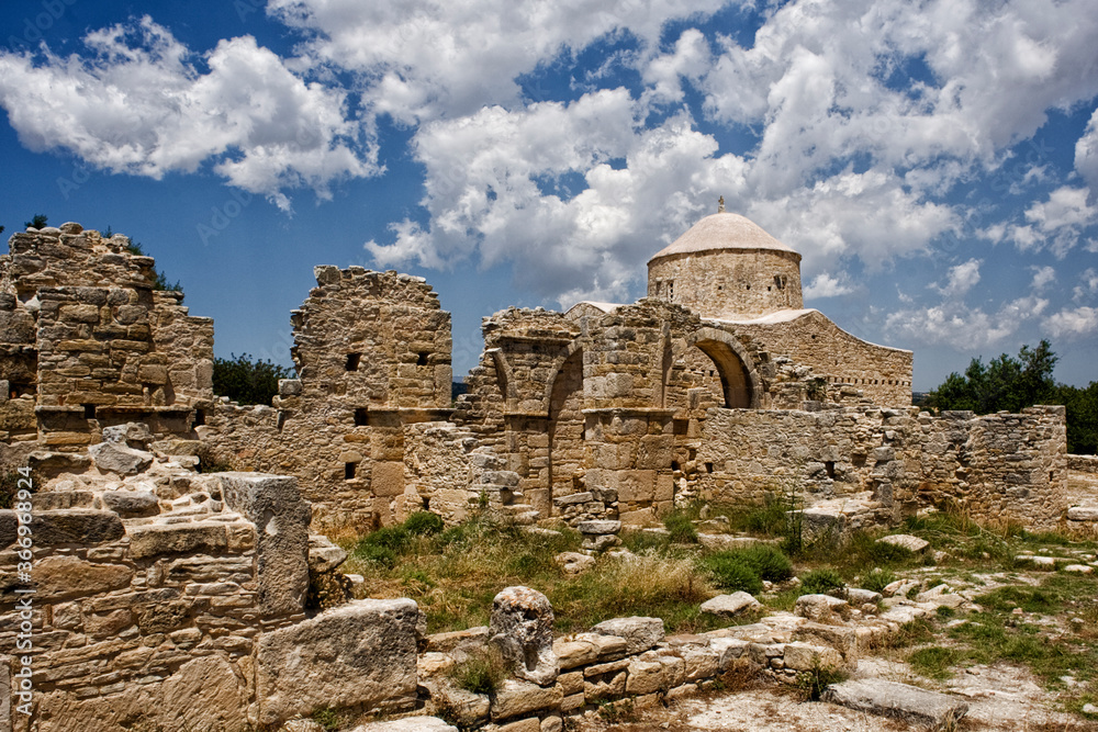 Ayia Kyriaki Chrysopolitissa church in Paphos Cyprus