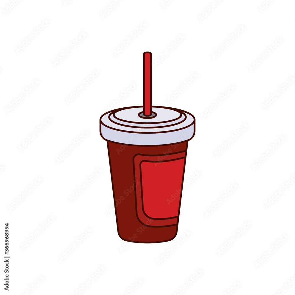 Fresh drink flat icon. Design template vector Fresh drink flat icon. Design template vector