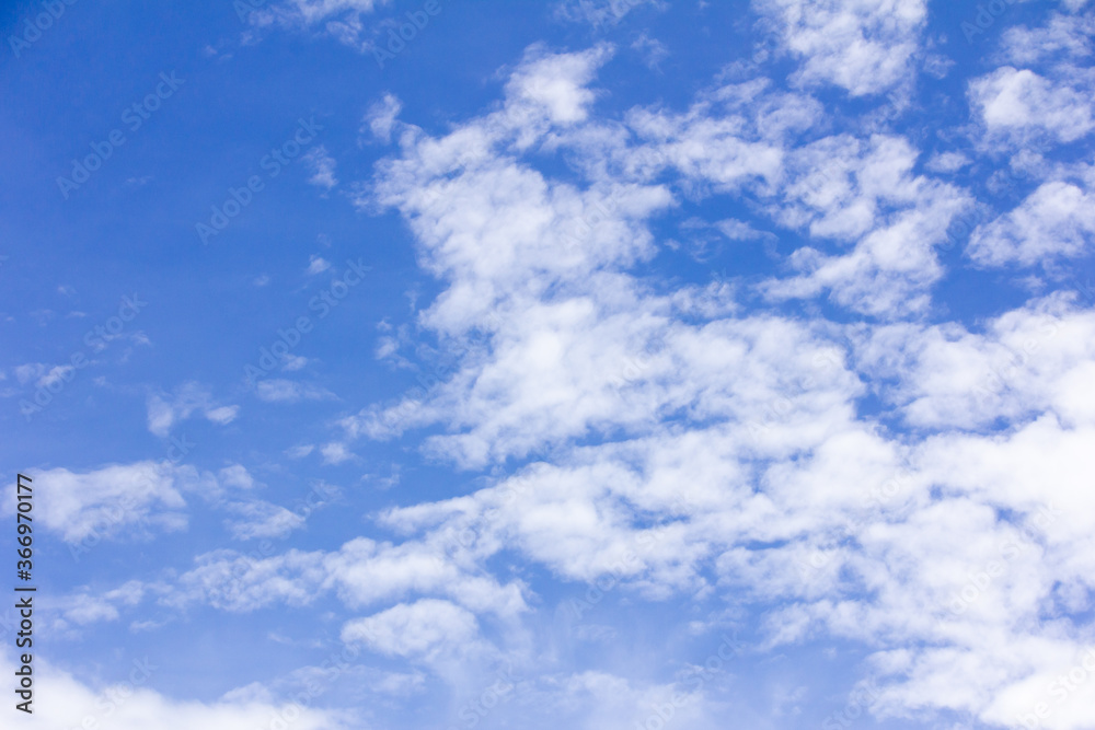 Clear blue color sky with white cloud background Clear blue color sky with white cloud background