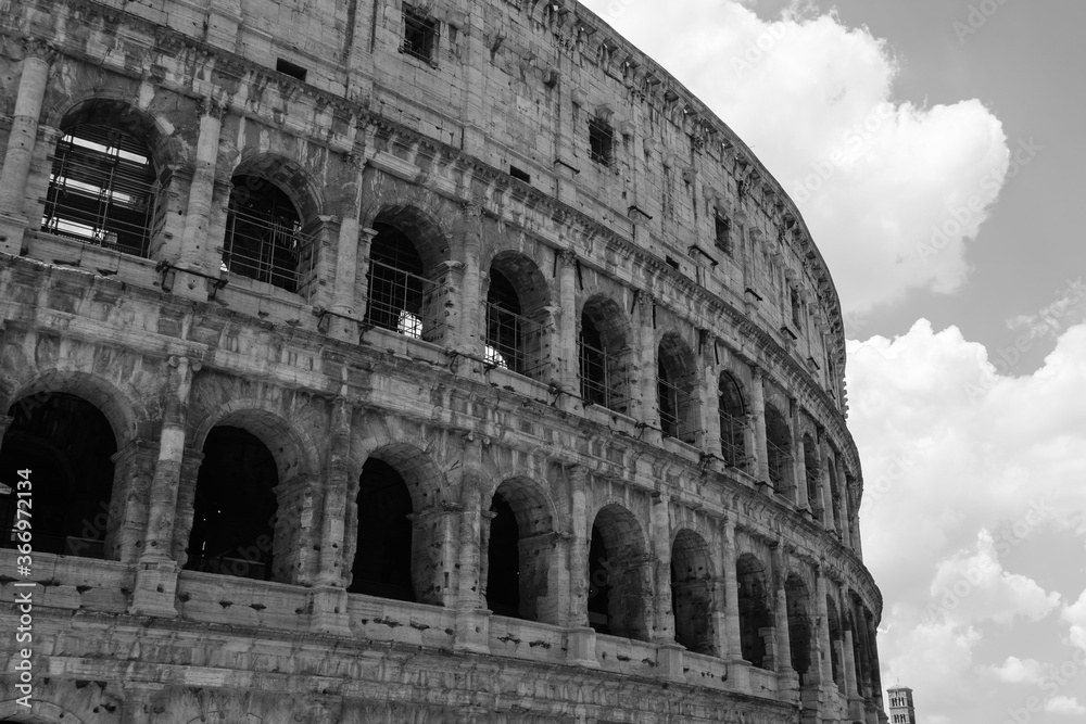 Colosseum Exterior, Rome, Lazio, Italy