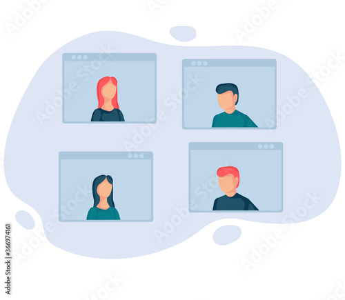 Video conference 2 people 5