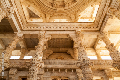 An external view of Ranakpur Jain Temple photo