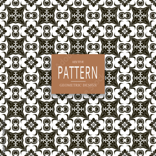 Seamless vector pattern. Background pattern in geometric ornamental style.