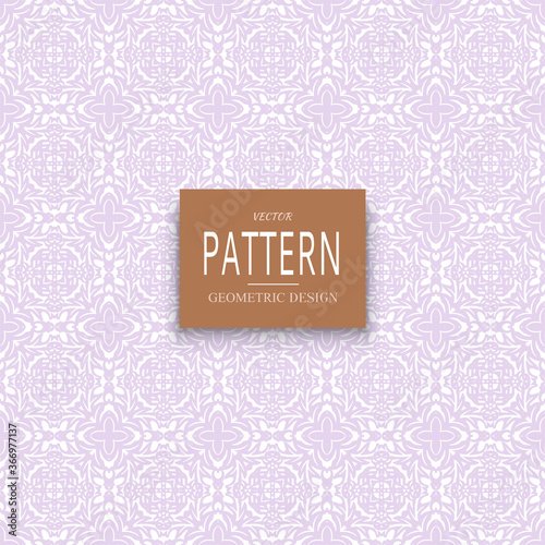 Seamless vector pattern. Background pattern in geometric ornamental style.