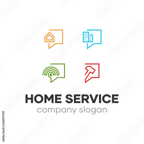 All In One Home Service Logo Idea