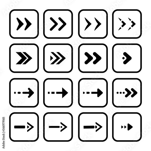 Free Download  Next arrow icon set for website and mobile - GFXLoad