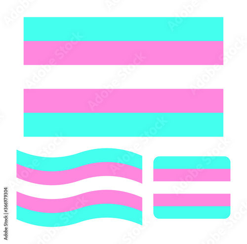 Transgender set , flag, icon, lgbt community.