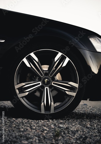 wheel of car