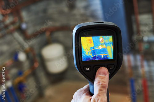 thermal imaging inspection of heating equipment