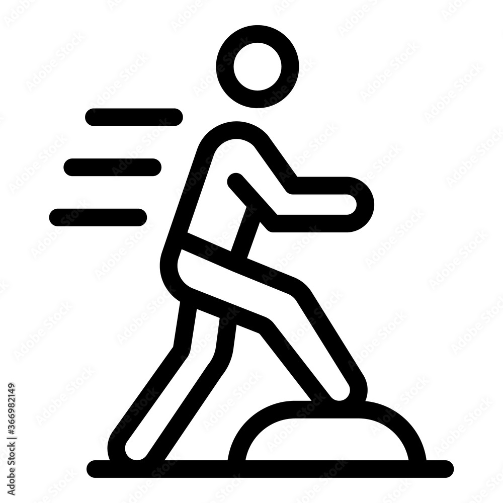 Sport exercise icon. Outline sport exercise vector icon for web design isolated on white background Sport exercise icon. Outline sport exercise vector icon for web design isolated on white background