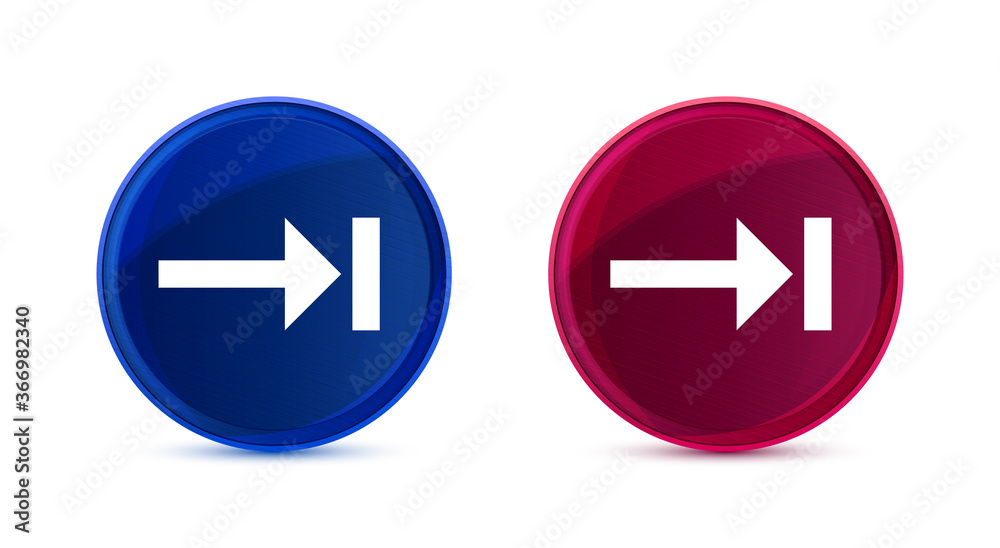 Next icon silky round button set illustration Next icon silky round button set illustration