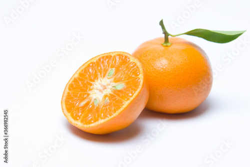 Dancy Tangerine isolated on white background